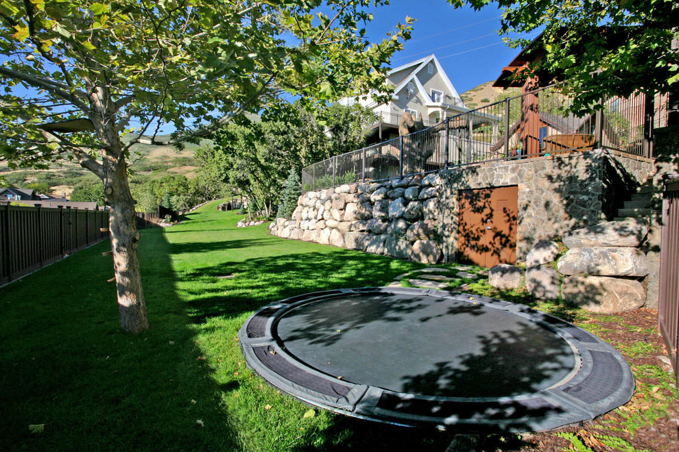 In Ground Trampolines Traditional Landscape Salt Lake City by