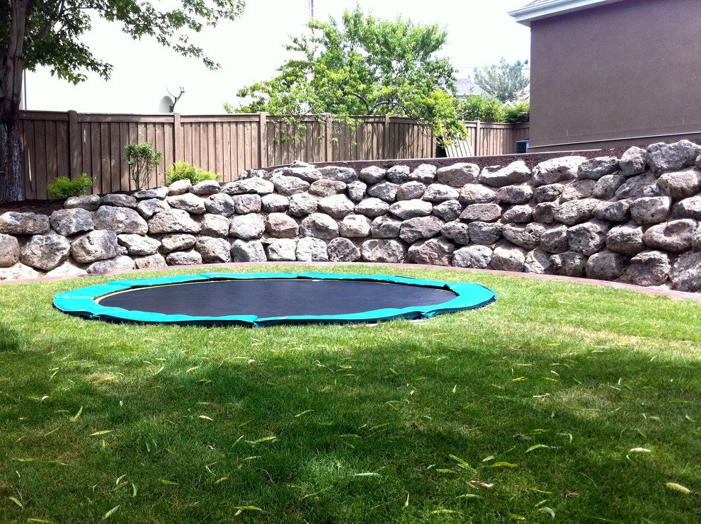 In Ground Trampolines Traditional Landscape Salt Lake City by