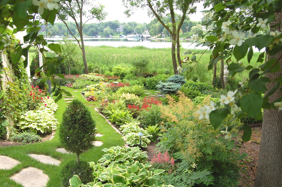 Klassischer Garten in Minneapolis