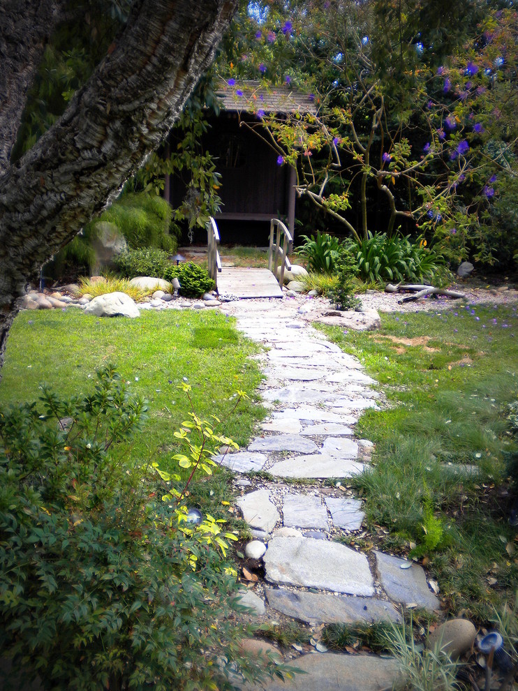 Rustikaler Garten in Los Angeles