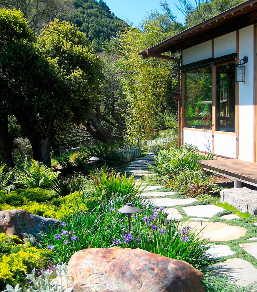 Design ideas for a world-inspired garden in Sacramento.
