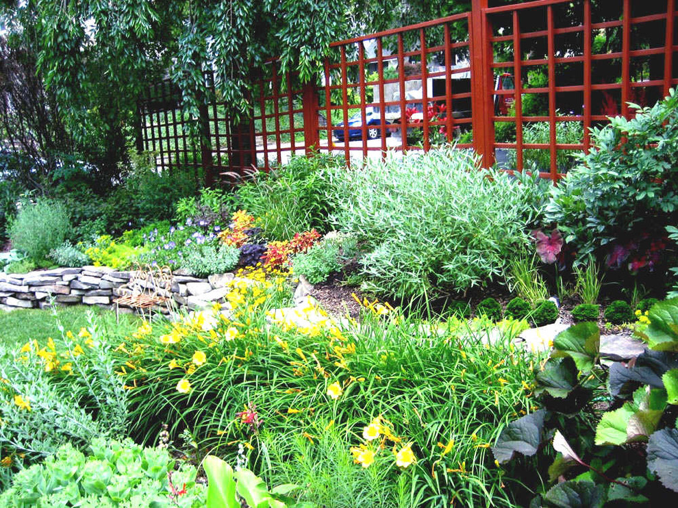 This is an example of a world-inspired garden in Philadelphia.
