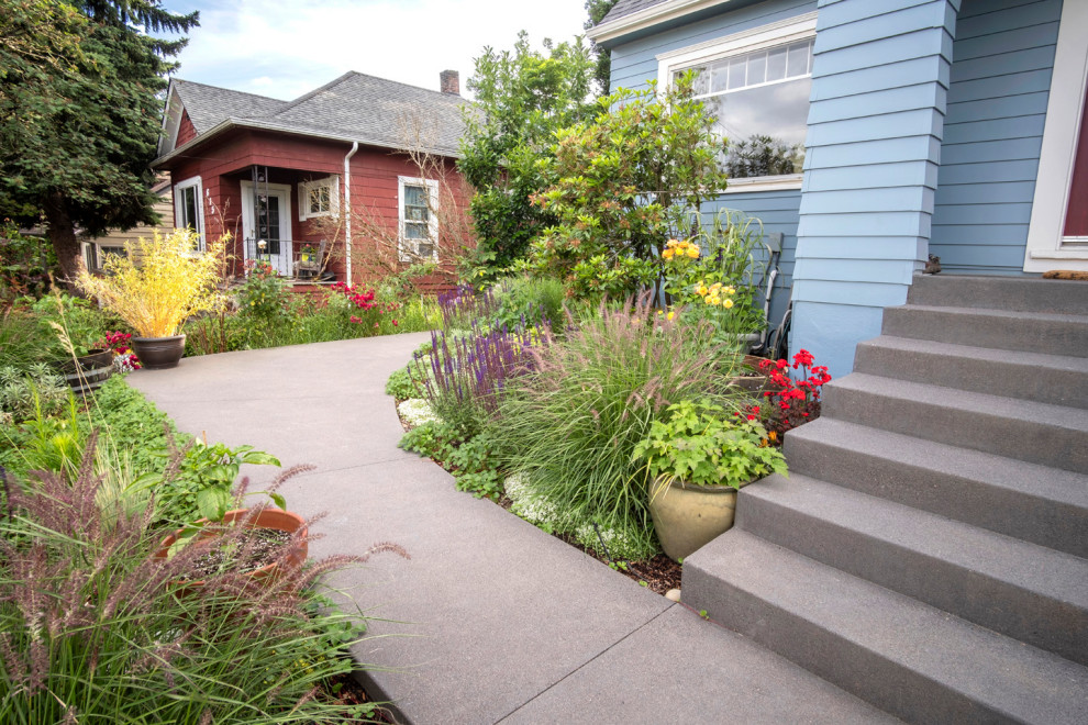 This is an example of a traditional landscaping in Portland.