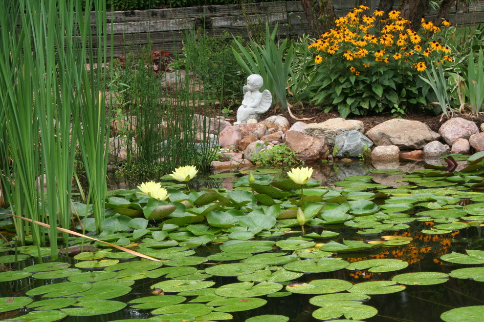 Koi Ponds and Water Gardens Rustic Garden Omaha by Neptune's