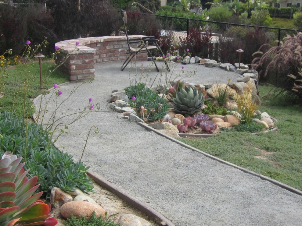 Mittelgroßer Stilmix Hanggarten in San Diego