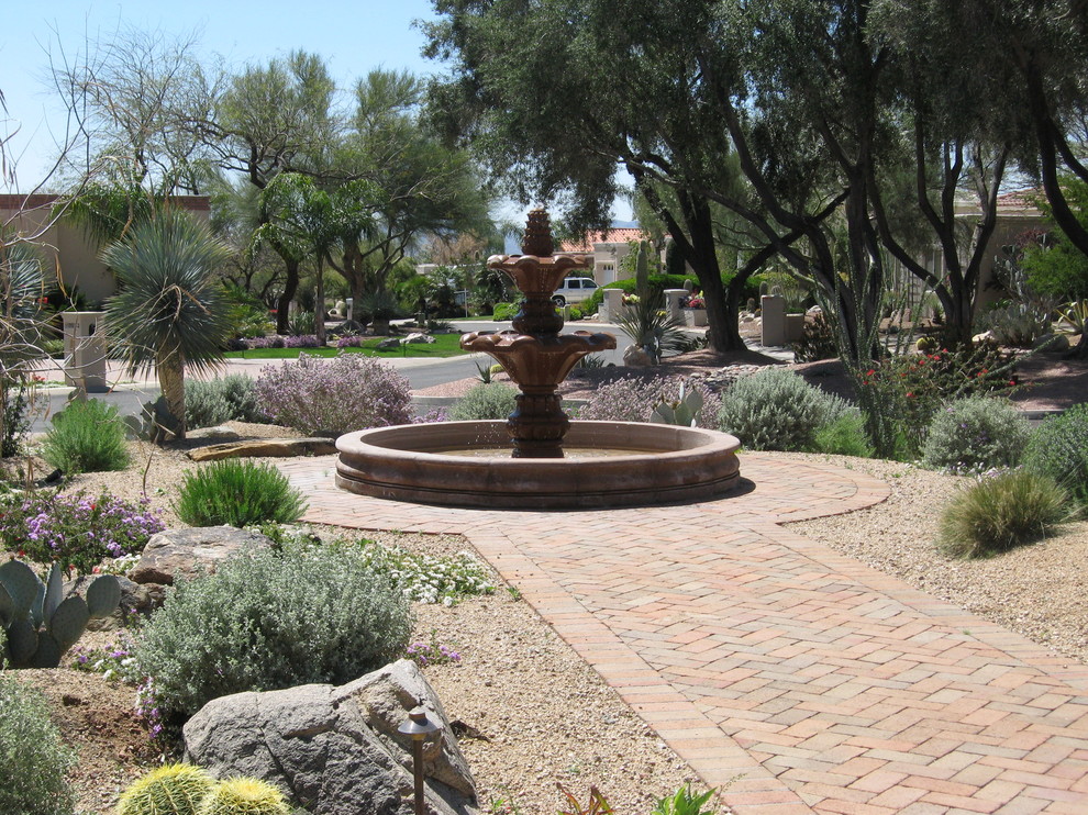 Inspiration for a mediterranean landscaping in Phoenix.