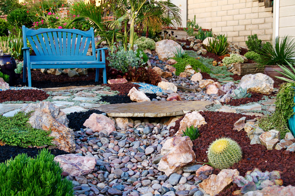 Lake Forest HOA Home Front Yard Remodel with Drought Tolerant Succulent