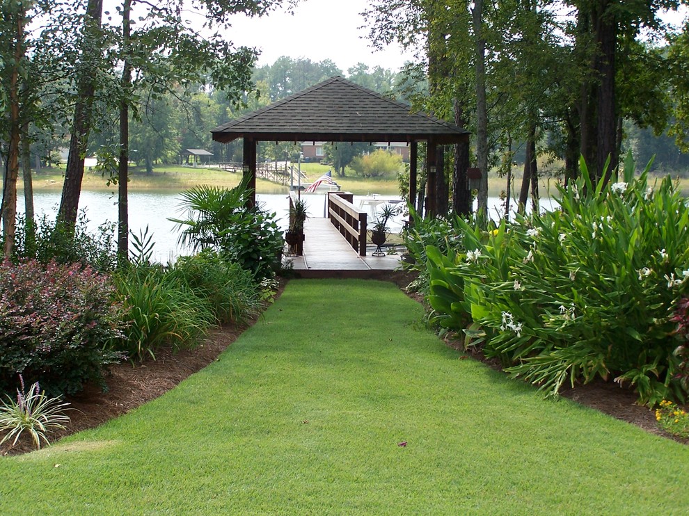Lake Murray Waterfront Home Traditional Landscape Other Houzz