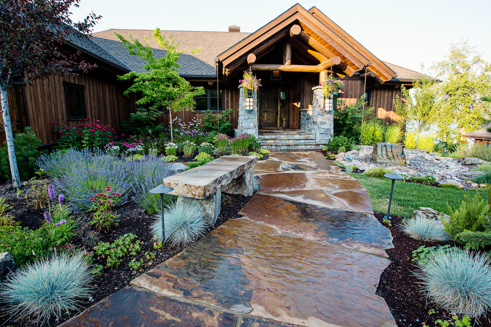 Lakefront Living Rustic Landscape Other by White Cloud Design