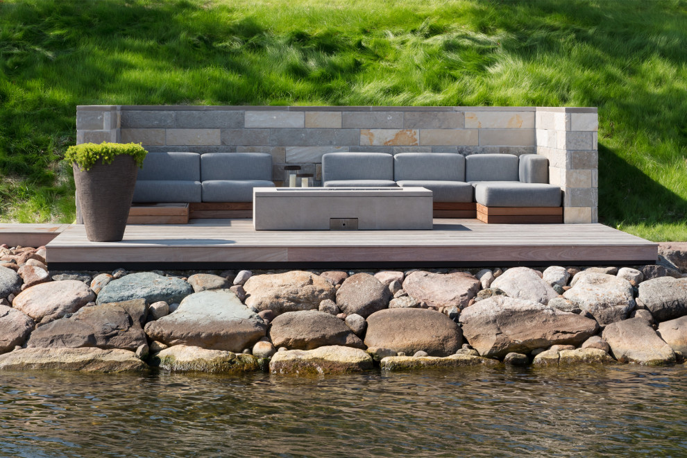 Lakeview Beach House Lake Custom Home Beach Style