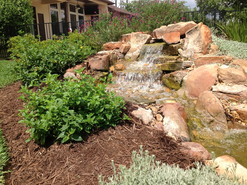 Lakeway Waterfall - Traditional - Landscape - Austin - by Texas Ponds ...
