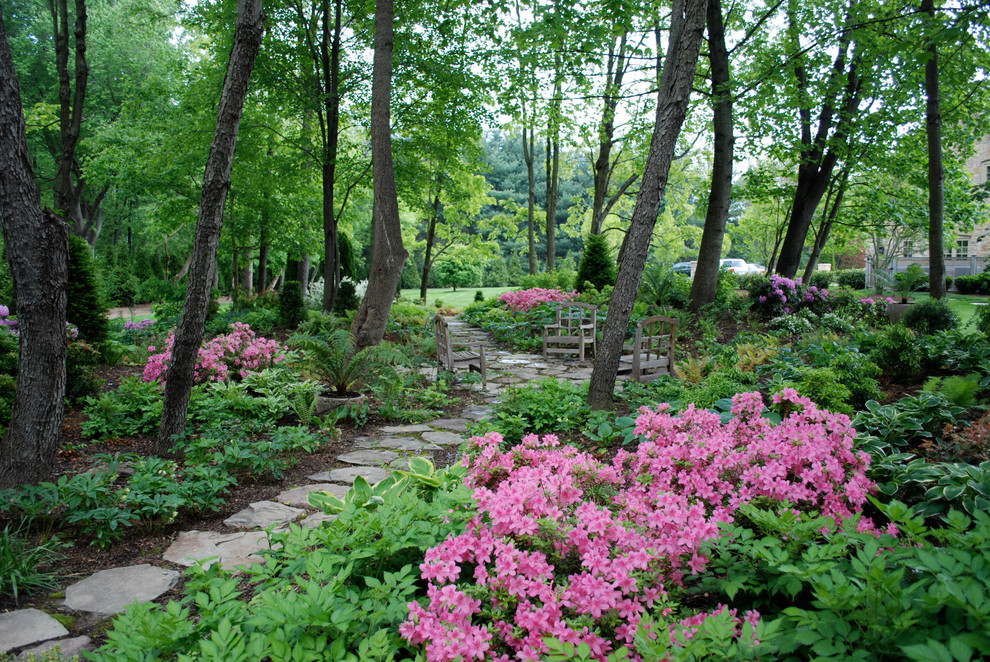 Inspiration for a traditional stone landscaping in DC Metro.