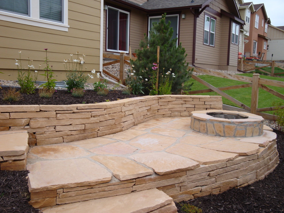 This is an example of a traditional landscaping in Denver.