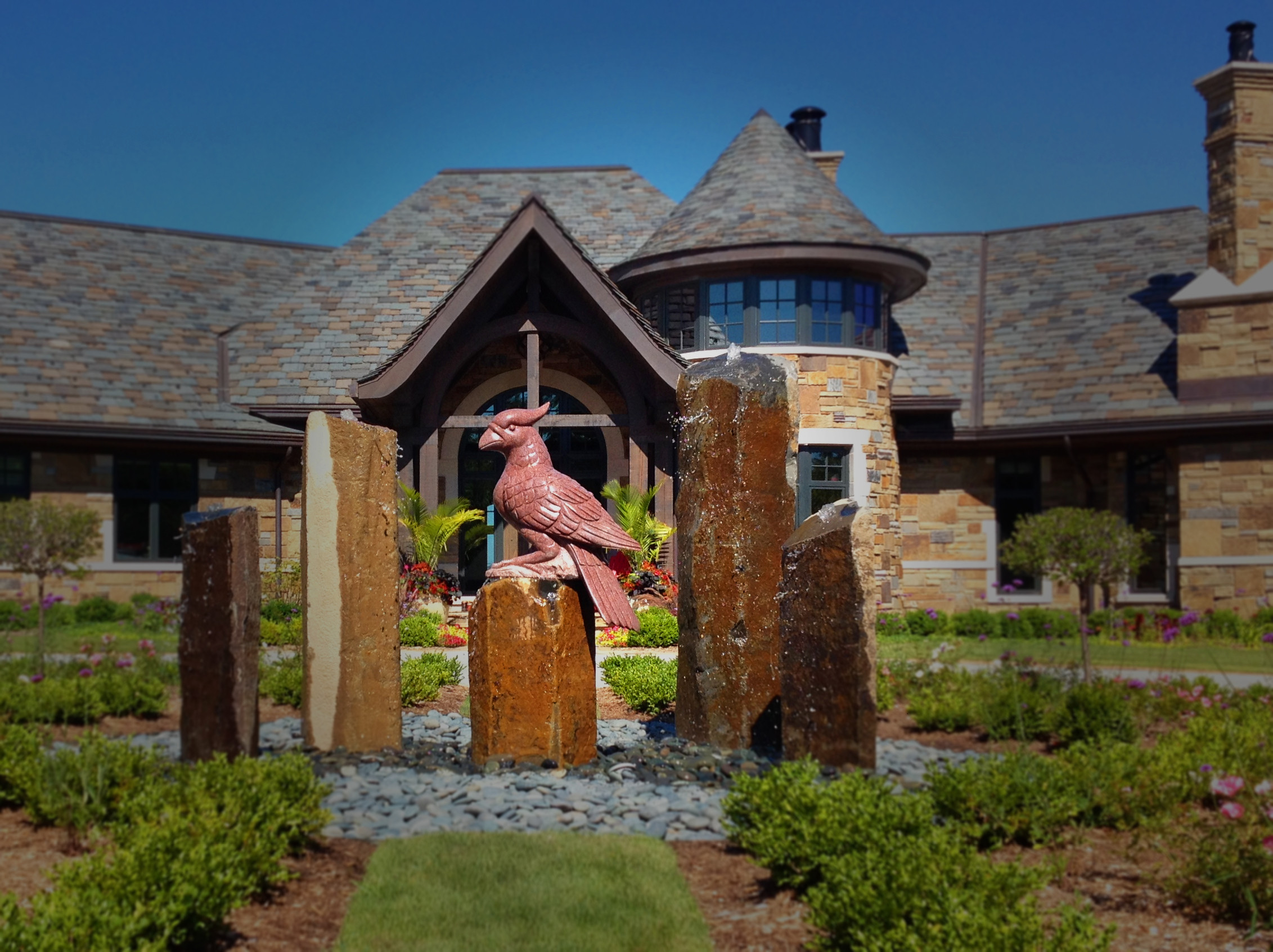 Large Basalt Bubbler Rock - Photos & Ideas | Houzz