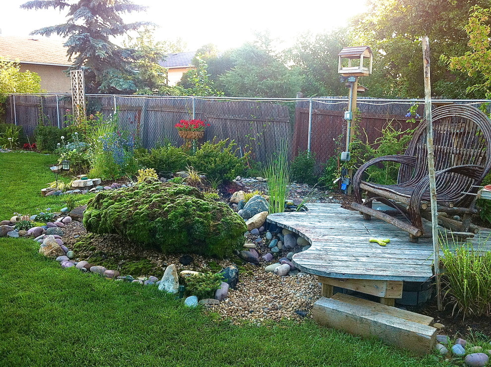 Photo of a bohemian garden in Edmonton.