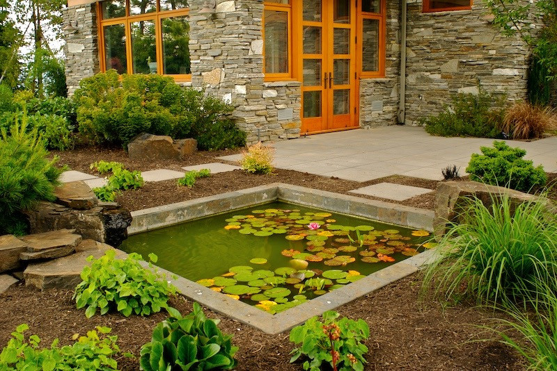 Photo of a contemporary landscaping in Portland.