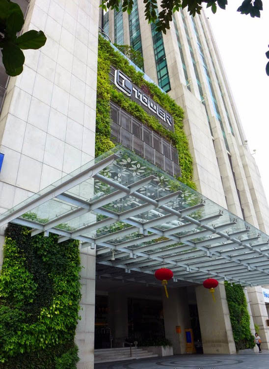 Living Green Wall GTower Hotel,KL,Malaysia Jardín Otras zonas