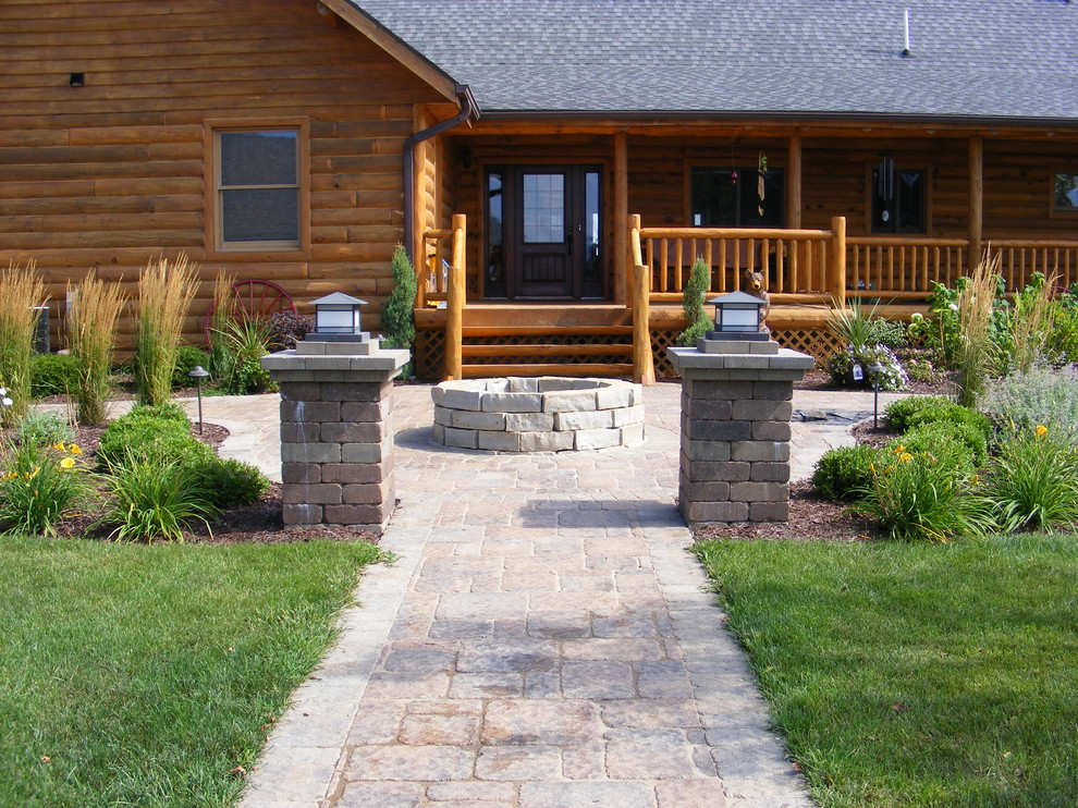 Log Cabin Retreat Rustic Landscape Other by Proscape Lawn Care