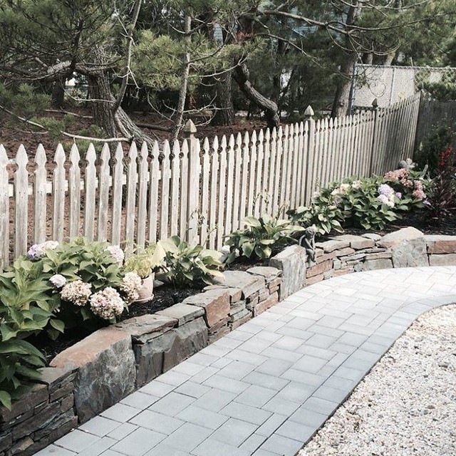 Long Beach Island NJ, Landscape Design Project Bord de Mer Jardin