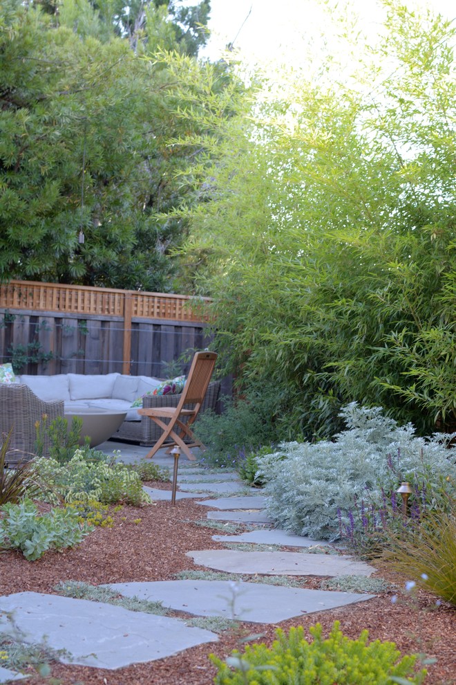 Los Altos Landscape Garden Design Green Patio Mediterranean