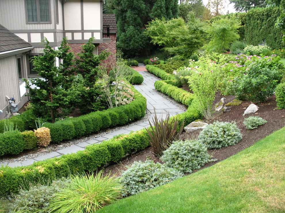 Malone's Landscape Design Build Traditional Landscape Seattle