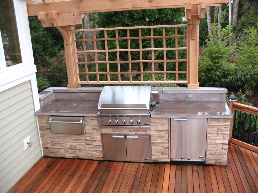 Malone's Landscape Design Build Craftsman Landscape Seattle