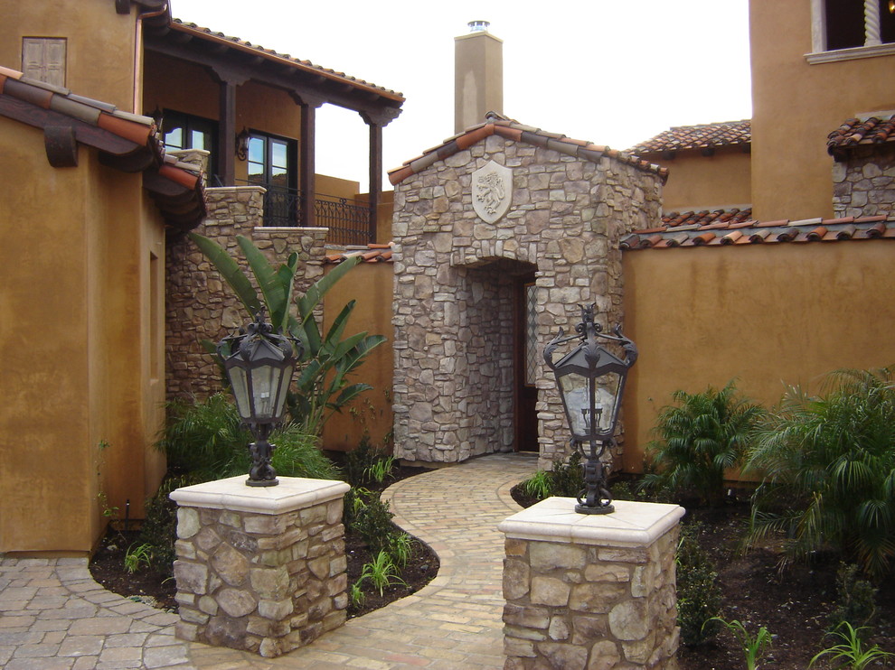 This is an example of a mediterranean garden in San Diego.