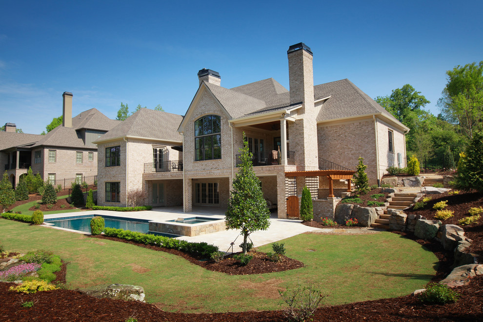 Manor Home 49 Transitional Landscape Atlanta by Santoro
