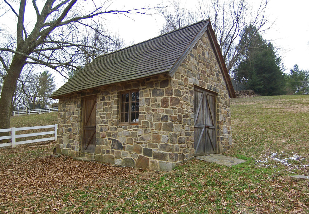 Masonry Elements Rustic Landscape DC Metro by Sisson Landscapes