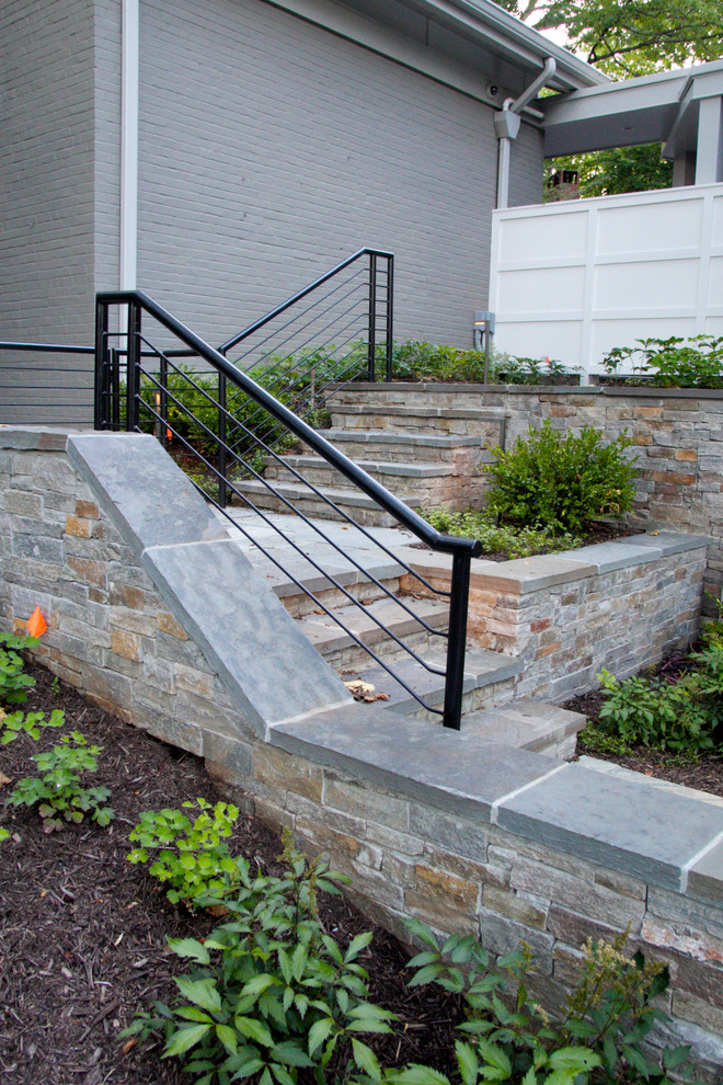 Masonry steps & ramps - Traditional - Landscape - DC Metro - by Horn ...