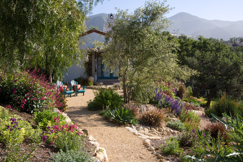 Design ideas for a mediterranean garden in Santa Barbara.