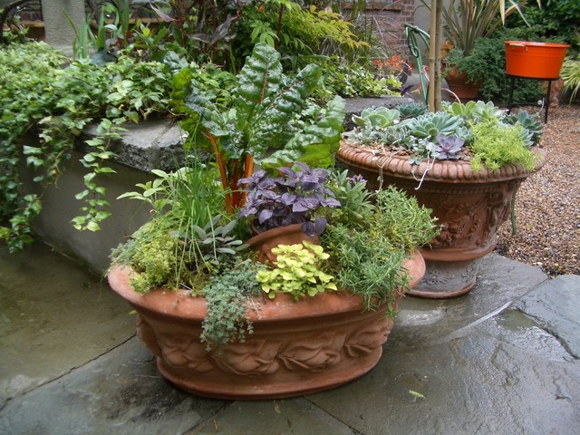 4 Herb Container Gardens For Fabulous, Images Of Container Herb Gardens