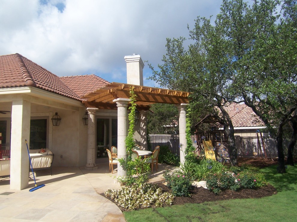 Mediterranean Style Pergola - Mediterranean - Garden - Austin - by ...