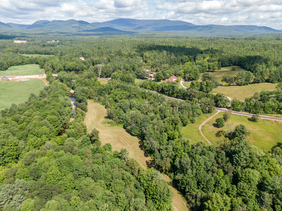 Merrill House Farmhouse Landscape Portland Maine by GIBSON