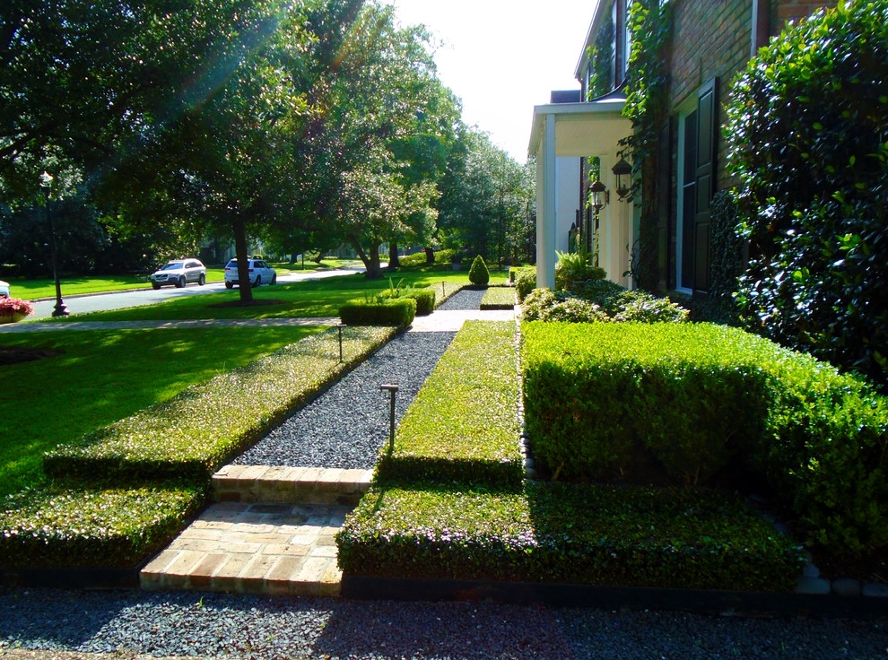 Réalisation d'un jardin tradition.