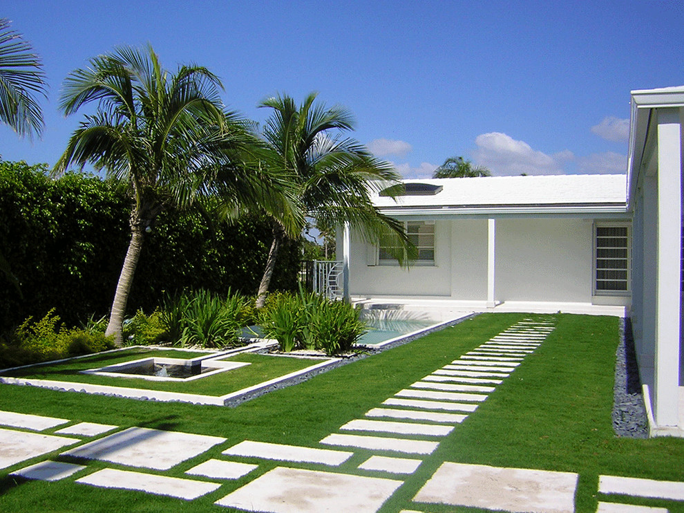 Mid Century Modern Midcentury Landscape Miami by Fernando Wong