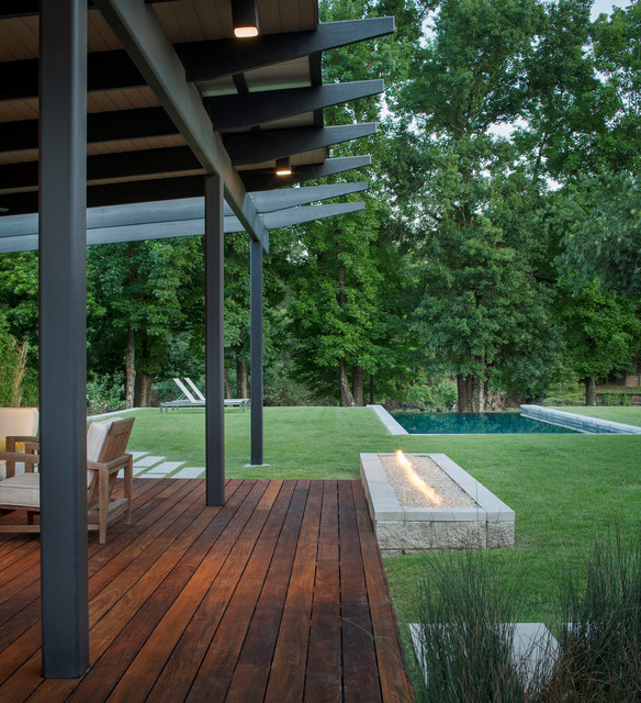 MidCentury River House Midcentury Garden New Orleans by CARBO