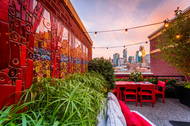 Minneapolis Urban Rooftop Garden Contemporary Garden Minneapolis 