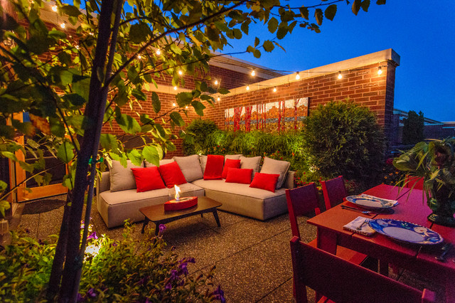Minneapolis Urban Rooftop Garden Contemporain Jardin Minneapolis 