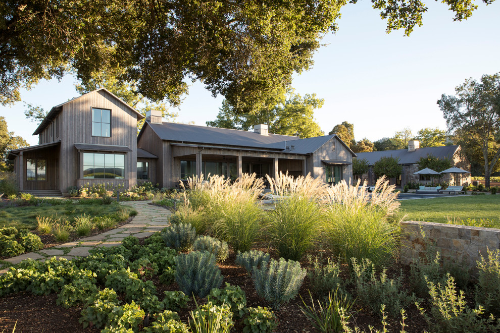 By Strata Landscape Architecture, Modern Farmhouse Landscaping Ideas