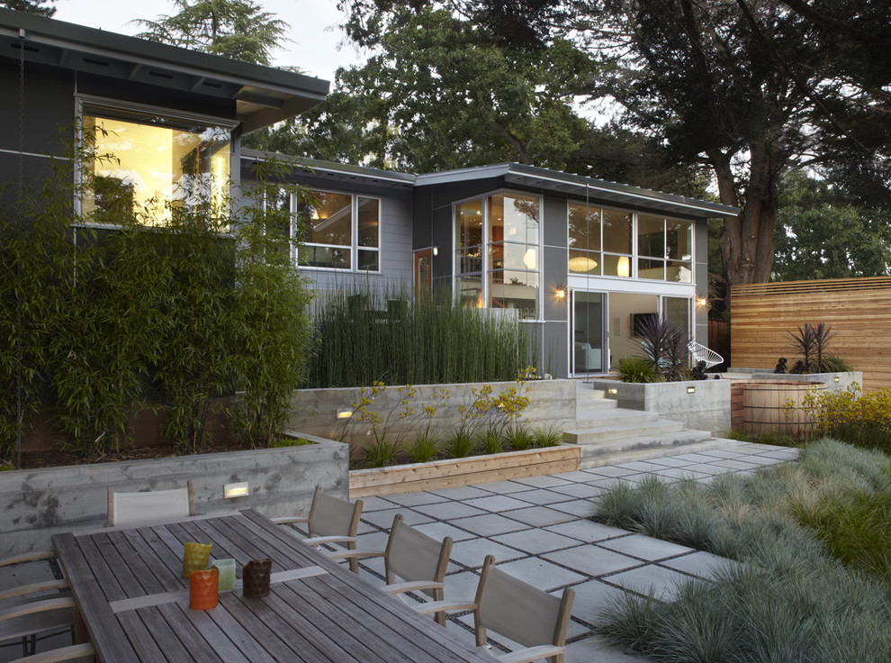 Inspiration for a modern landscaping in San Francisco with decking.