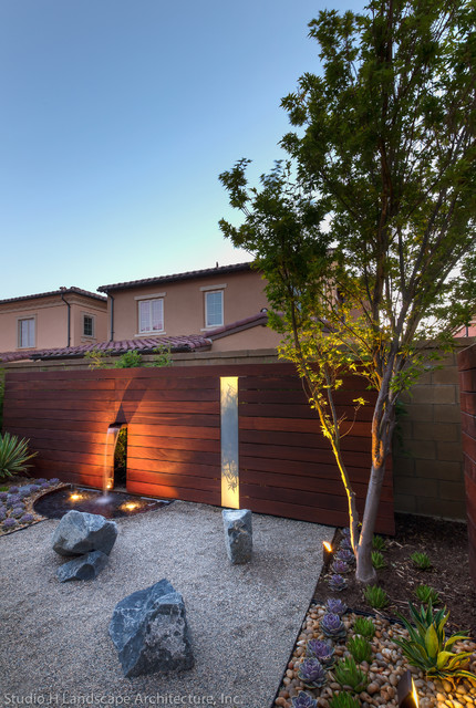 Modern Zen Garden - Contemporary - Garden - Orange County - by Studio H ...