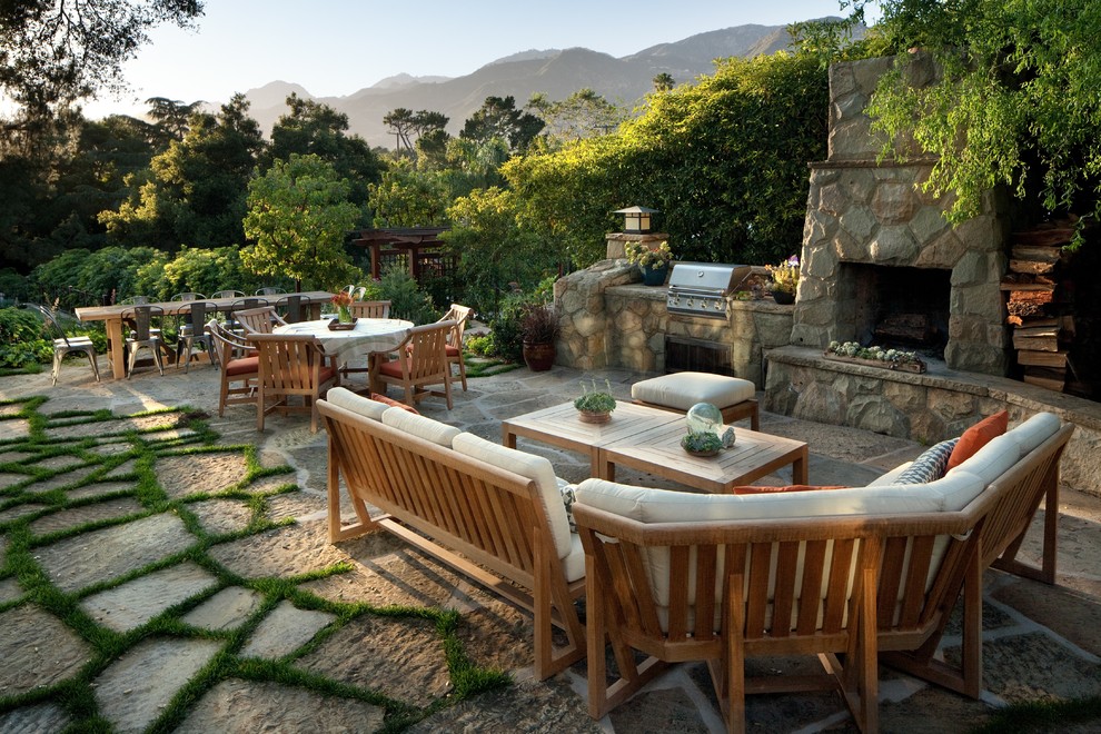 Montecito Exterior Traditional Patio Santa Barbara by Jessica