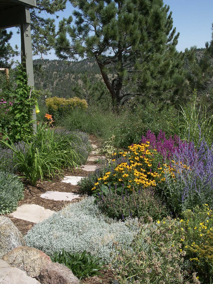 Design ideas for a classic garden in Denver.