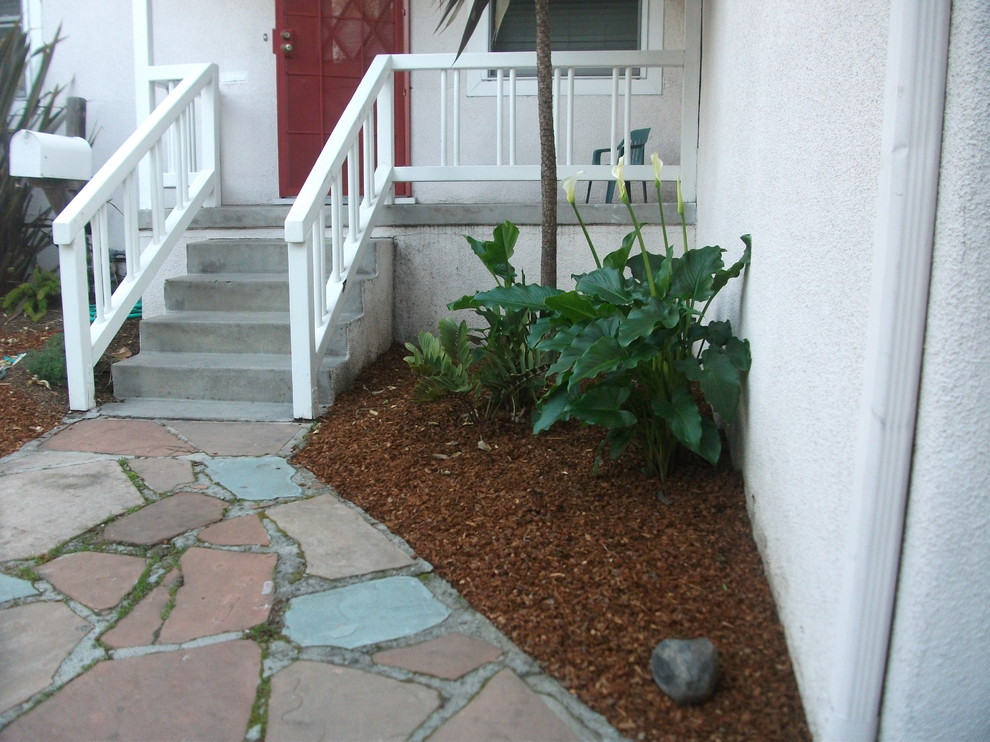This is an example of a traditional landscaping in Los Angeles.