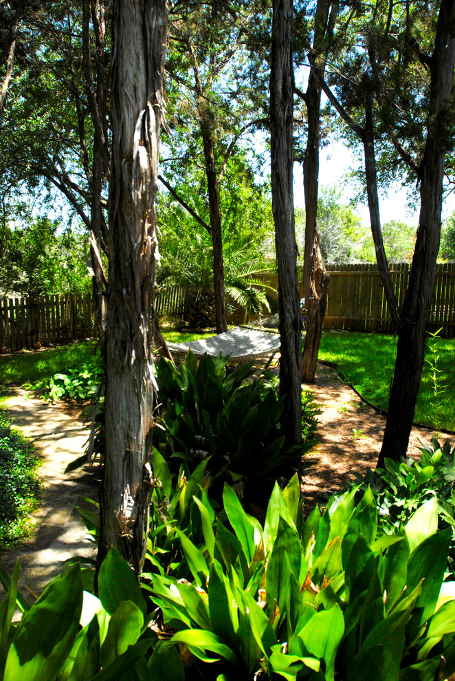 Design ideas for a world-inspired garden in Austin.