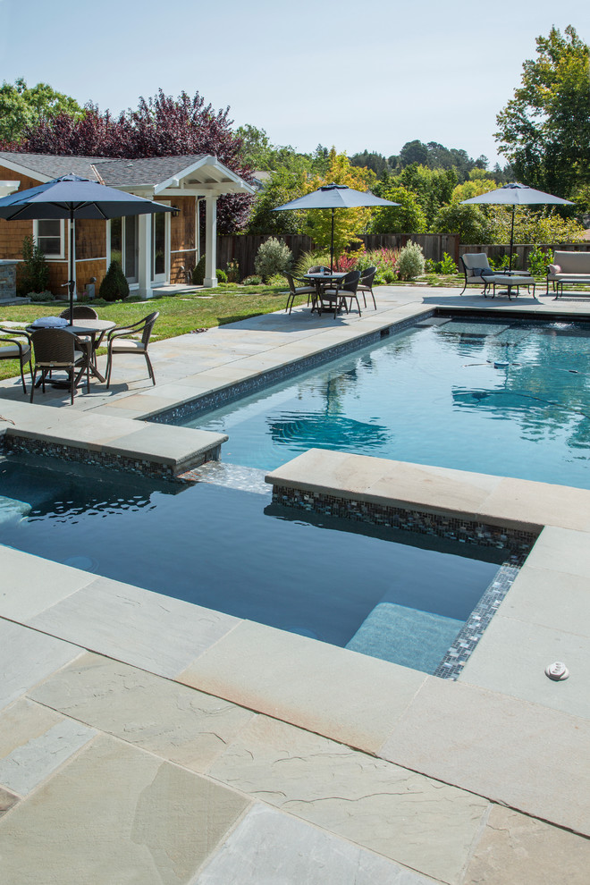 Design ideas for a traditional swimming pool in San Francisco.