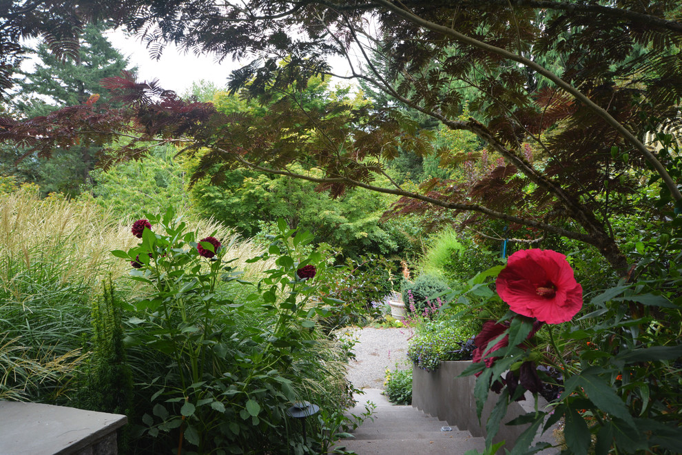 Design ideas for a bohemian garden in Portland.