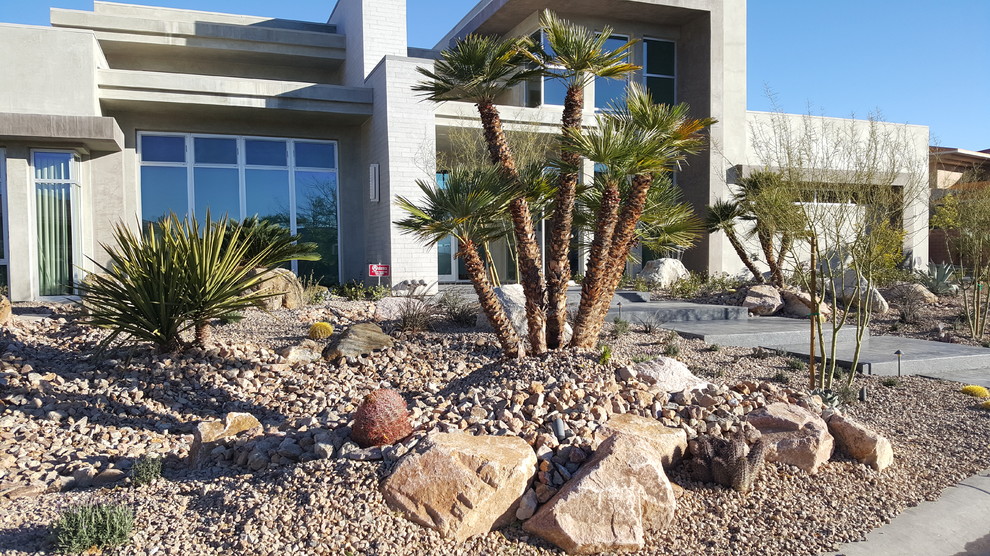 Mystic Peak Modern Landscape Las Vegas by Pierros Landscape and