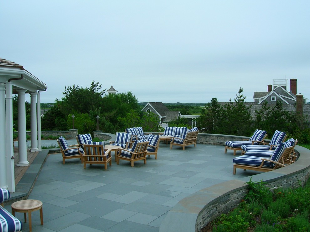 Design ideas for a coastal landscaping in Boston.